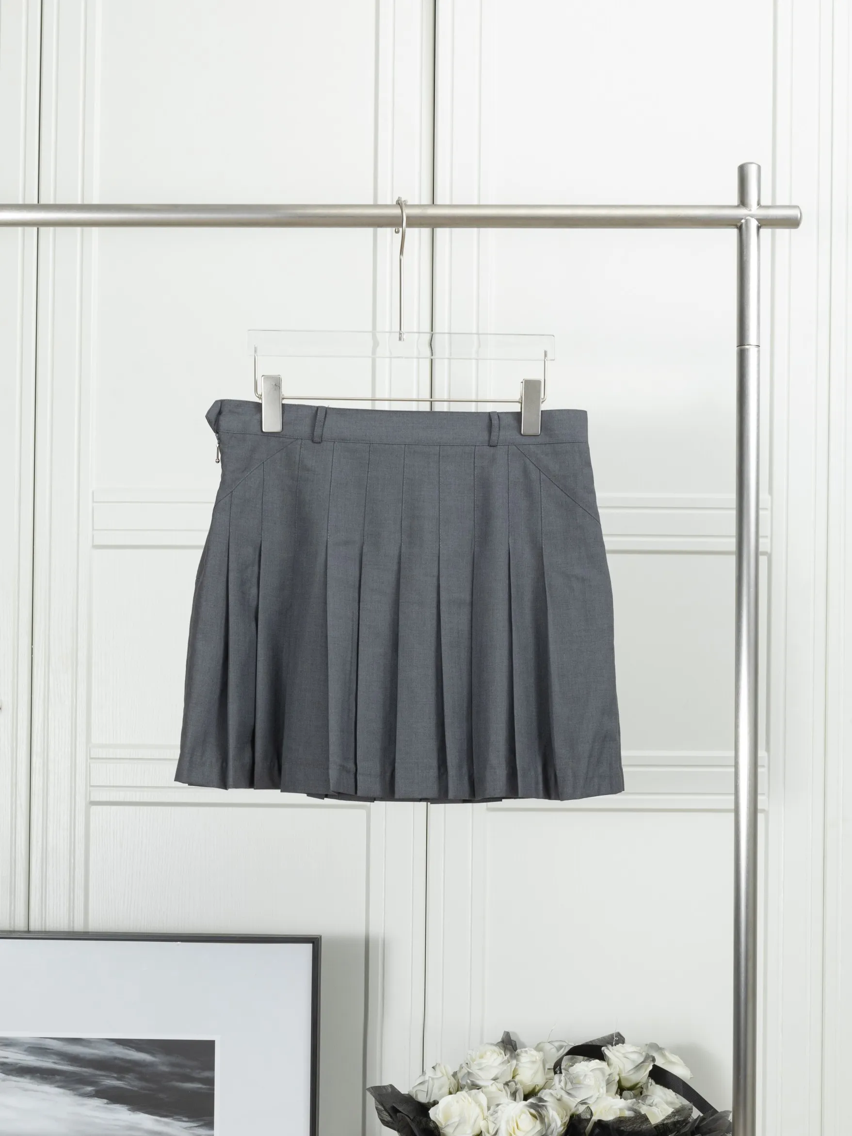 𝑻𝒉𝒐𝒎 𝑩𝒓𝒐𝒘𝒏𝒆 (Original 2 ) Thom Browne: 1:1 : Gray Black Size：0123